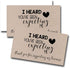 You've Been Expecting Me Thank You Customer Appreciation Package Inserts, 100 2" X 3.5” Insert Cards by AmandaCreation