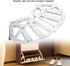 2pcs Hinges(3 Shoes Drawer Cabinet Hinges, Stainless Steel Turing Rack Replacement Fittings, Heavy Duty Wardrobes