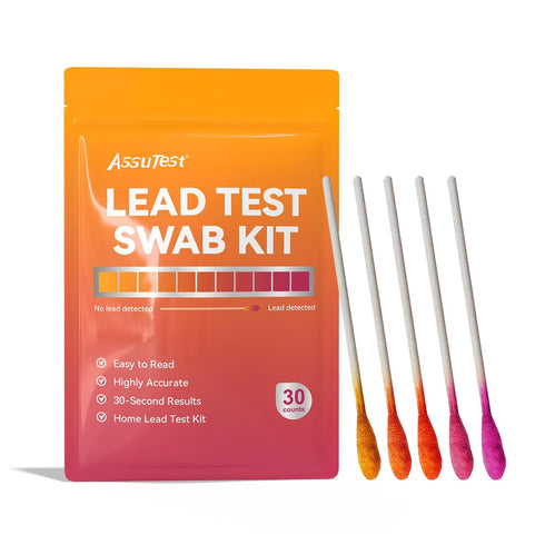 AssuTest Lead Test swabs Kit - 30 PCS Lead Paint Test Kit