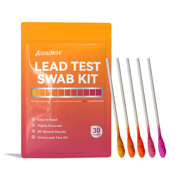 AssuTest Lead Test swabs Kit - 30 PCS Lead Paint Test Kit