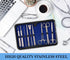 Advanced Medic Student Kit, 9 Pieces Total, High Grade Stainless Steel Instruments for Anatomy, Biology, Botany,