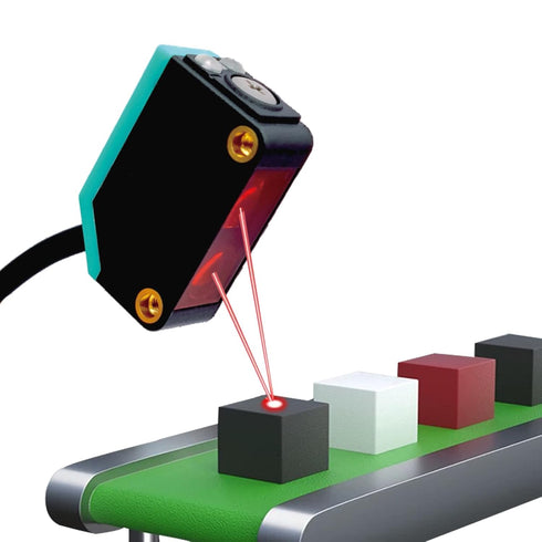 BG-38N Photoelectric Sensors,Background Suppression Diffuse Photoelectric Sensor,Sensing Distance 5-350mm,1030VDC,NPN Output,Detection Distance Unaffected