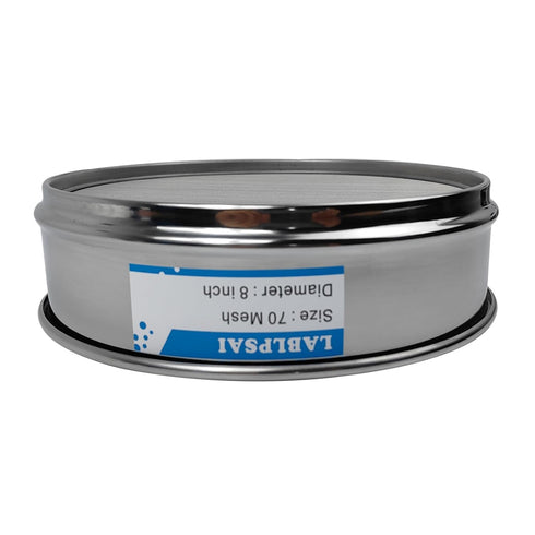 70 Mesh Lab Sieves, 8" Diameter, 304 Stainless Steel Wire Cloth for Industrial Laboratory