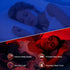 670nm 2 Pack echosari Red & Warm White Light Night Light for Sleep, Red Night Lights with Dusk to Dawn Sensor, LED