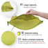 pack all Water-resistant Zipper Pouch, Mesh Zipper Bags for Storage, Travel, Office (Green, Medium)