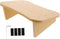 Portable Wooden Step Stool Nonslip Surface Footrest for Pedicure Office Kitchen Living