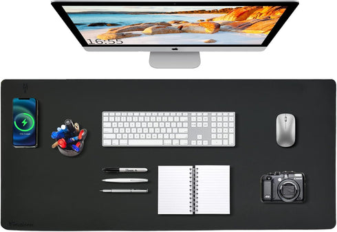 Zakia Desk Mat Wireless Charging Mouse Pad Large 32x16 Journey Desk Pad Mat
