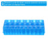 PATIKIL 26 Wells Tube Rack, 2 Pcs Vial Rack for Microcentrifuge Tubes 0.2/0.5/1.5/2/5ml, Blue