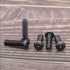 M5 x 25mm Button Head Socket Cap Screws Bolts (50 pcs), Grade 10.9 Alloy Steel, Black Oxide Finish, Full Machine Thread