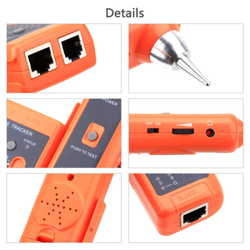 Wire Tracker XQ-350 RJ45 RJ11 Finder, Telephone Network Wire LAN Cable Tester Tool
