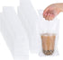 Caeuiciw 1000 PCS Clear Cup Carrier for Delivery, Plastic Bag with Handle Single