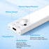 Indoor,3Color Dimmable Closet Counter 2Pack Under Cabinet Lighting Wireless,Rechargeable Motion Sensor Light Light