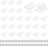 Piriuuo 50 Pcs Led Light Clips, Rope Light Clips Waterproof Led Strip Mounting