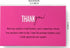 RXBC2011 Pack 100 Thank You for your support Cards Handwritten Lettering Design Thank you small business Card