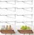 NORJIN 8 Pcs 8 Inch Metal Pegboard Hooks, Pegboard Accessories for Workbench, Kitchen, Garage, Retail Shop, Office