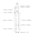 100 3mm 3V 20mA) Bulb CHANZON pcs Purple UV LED Diode Lights (Violet Clear Round Transparent DC Bright Lighting Lamps