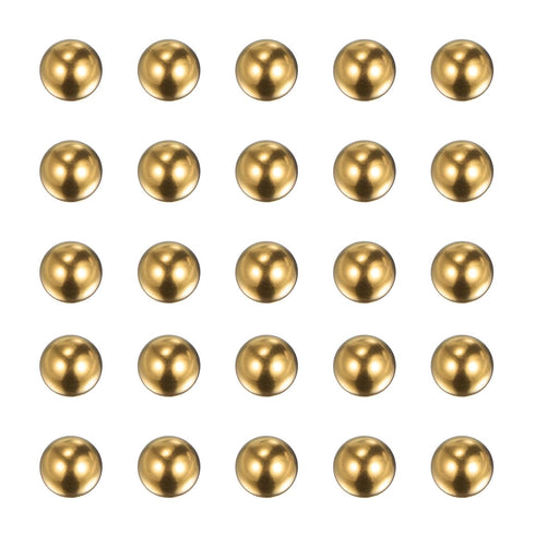 HARFINGTON 40pcs 8mm Precision Solid Brass Bearing Balls for Bearings, Valves, Decoration