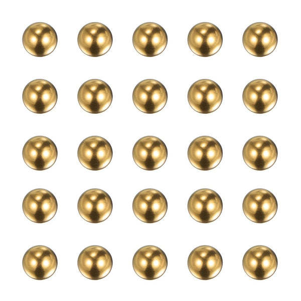 HARFINGTON 40pcs 8mm Precision Solid Brass Bearing Balls for Bearings, Valves, Decoration
