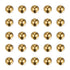 HARFINGTON 40pcs 8mm Precision Solid Brass Bearing Balls for Bearings, Valves, Decoration