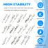 500Pcs Connector Pins Kit, Car Electrical Wire Terminal Pins, Non-Insulated Plug Removal Male Female Crimp Pins