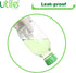 Media Bottle, 4 Pcs of 500ml Borosilicate Glass Bottles with GL45 Screw Caps for Lab Storage