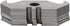 Hook Blade Utility Knife, SK5 Carbon Steel Replacement Blades with Plastic Case (30pcs)