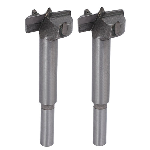 uxcell 27mm Forstner Drill Bits - Tungsten Carbide Wood Hole Saw Auger Opener, 2pcs (Gray)