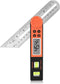 Digital Angle Finder Protractor, 0-360 Degree T-Bevel Gauge with Horizontal Vertical Bubble & LCD Display
