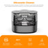 KECOOLKE Ultrasonic Jewelry Cleaner, 750ml Sonic Cleaner with Digital Timer for Eyeglasses, Rings, Coins, Silver,