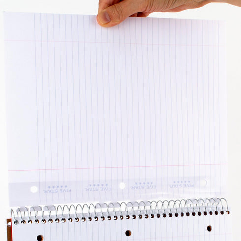 Five Star Insertable Loose Leaf Paper - College Ruled Filler Paper, 8-1/2" x 11", 75 Sheets