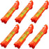 6x Small Horizontal Rope Bubble Spirit Levels, Hanging Bubble Line Level Tool for Construction, Surveying, Engineering