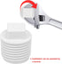 20Pack 1/2 Inch PVC Male Threaded Pipe End Cap, SCH40 PVC NPT Male Plug for Plumbing Water Line