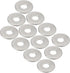 KrrNFYSG 100pcs 304 M8x24mm Flat Washers Flat Washers Stainless Steel Lock Washer Spacers Flat Repair Washer Expanded