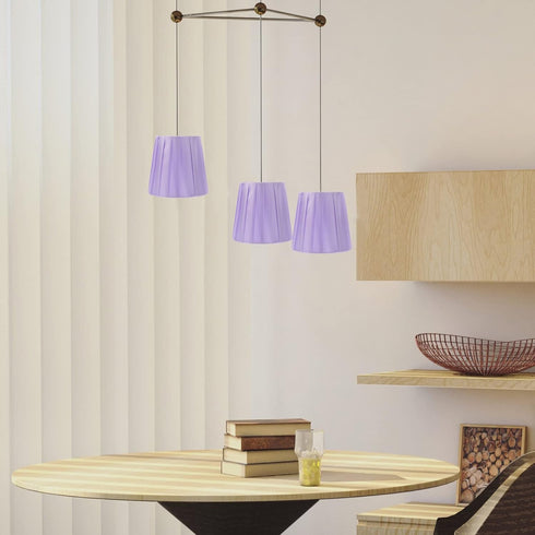 Kallory Modern Table Lamp Shade Light Weight Fabric Cover for Desk Bedside Lamps Easy to Install Elegant Design