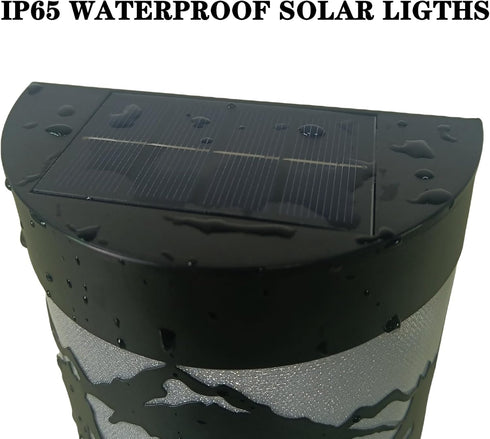 (2 Pack) Horse Solar Wall Lights,Solar Fence Lights Outdoor Waterproof for Deck Steps Fence Garage Backyard Porch