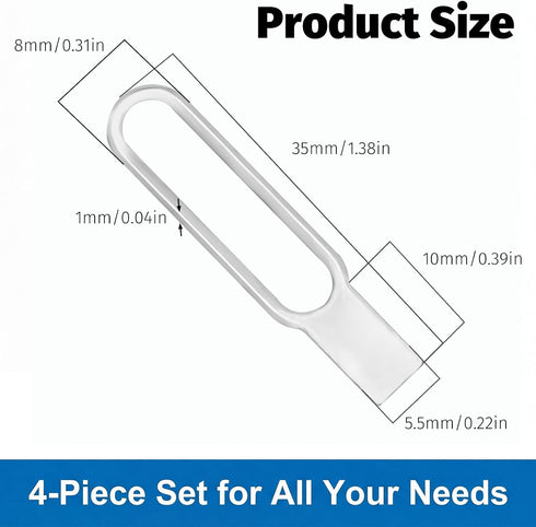 Aeaocvo 4 Pack Compatible with Blink Key Tool Replacement, Doorbell Camera Release Pin for Removing Doorbell Mount