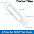 Aeaocvo 4 Pack Compatible with Blink Key Tool Replacement, Doorbell Camera Release Pin for Removing Doorbell Mount