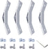 4 Sets 1010 Aluminum Extrusion 135 Degree Bracket, 4pcs Corner Brackets with 8pcs Sliding T Nuts and Screws for 10