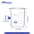 1.7oz(50ml) Sturdy Glass Beaker, 3.3 Borosilicate Griffin Low Form with Printed Graduation, Pack of 24, BKL050-024