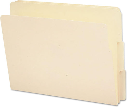 Smead End Tab File Folder, 1/3-Cut Tab, Manila, Letter Size, 100 per Box