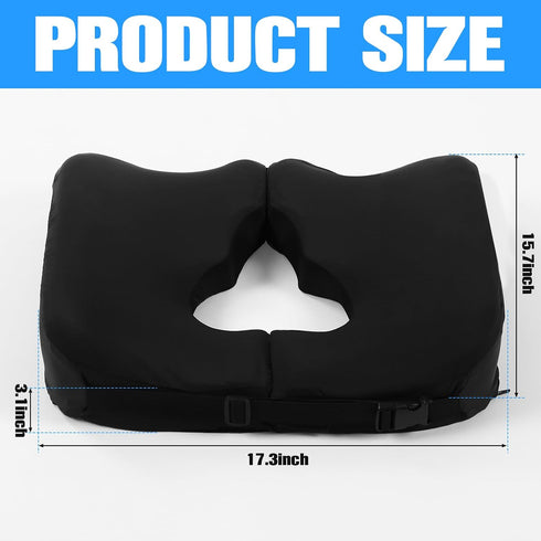 Tailbone Tinideya Memory Foam Bed Sore Cushions for Butt with Straps Doughnut Pillow Bedsore Pressure Relief Pillow