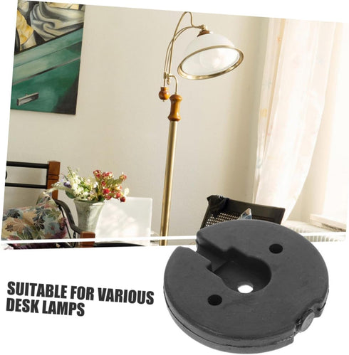 2pcs Weighted Metal Lamp Base - Stylish Support for Floor Lamps