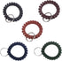 BIHRTC 5 Color Wrist Keychain - Plastic Spring Flexible Spiral Coil Stretchable Wristlet Bracelet Key Holder