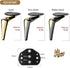 YAVVAY 1 0-10mm, Piece Desk Legs, Bed Legs Adjustable, Furniture Legs Expandable Aluminum Table Legs with Screws