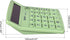 PATIKIL Desktop Calculator, 12 Digits Large LCD Display Calculator Battery Powered Desk Calculator Basic Calculator for Home Office, Light Green