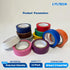 Electrical Tape Matte Rainbow 11 Colors Pack, 3/4-Inch by 30 Feet, Waterproof and Durable