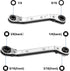 WADEO HVAC Service Wrench Set: 4 Sizes, Hex Bit Adapter for Air Conditioning and Refrigeration Repair