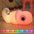 Cute Chameleon Night Light for Kids Rechargeable, Battery Operated Nightlight 3 Level