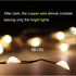 39ft Solar String Light, Outdoor Waterproof Silver Wire Twinkle Fairy Light Warm White for Patio