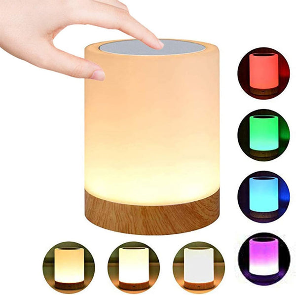 ROYFACC Night Light Touch Sensor Lamp Bedside Table Lamp for Kids Bedroom Rechargeable